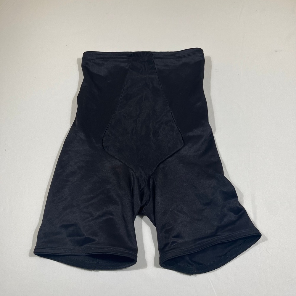 Underscore Shapewear Shorts Women XL Black High Waist Tummy Control Firm Support